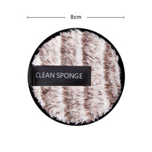 Load image into Gallery viewer, 1/3Pcs 8cm Reusable Makeup Remover Discs Skincare Microfiber Washable Cleansing Sponge Make up Wipes Facial Cleansing Towel