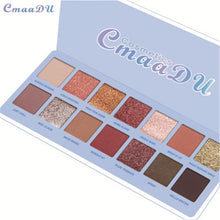 Load image into Gallery viewer, 14 Colors Matte Eye Shadow Makeup Soft Glitter Shimmering Colors Metallic Eyeshadow Palette Naked Glitter Nude Make Up
