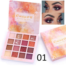 Load image into Gallery viewer, 14 Colors Matte Eye Shadow Makeup Soft Glitter Shimmering Colors Metallic Eyeshadow Palette Naked Glitter Nude Make Up
