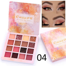 Load image into Gallery viewer, 14 Colors Matte Eye Shadow Makeup Soft Glitter Shimmering Colors Metallic Eyeshadow Palette Naked Glitter Nude Make Up
