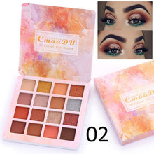 Load image into Gallery viewer, 14 Colors Matte Eye Shadow Makeup Soft Glitter Shimmering Colors Metallic Eyeshadow Palette Naked Glitter Nude Make Up
