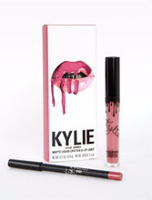 Load image into Gallery viewer, 2020 new KYLIE matte lipstick+lips pencil makeup lasting waterproof liquid lip gloss kilie lipstick kyliejenner lip
