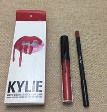 Load image into Gallery viewer, 2020 new KYLIE matte lipstick+lips pencil makeup lasting waterproof liquid lip gloss kilie lipstick kyliejenner lip
