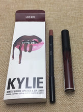 Load image into Gallery viewer, 2020 new KYLIE matte lipstick+lips pencil makeup lasting waterproof liquid lip gloss kilie lipstick kyliejenner lip

