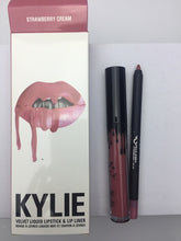 Load image into Gallery viewer, 2020 new KYLIE matte lipstick+lips pencil makeup lasting waterproof liquid lip gloss kilie lipstick kyliejenner lip
