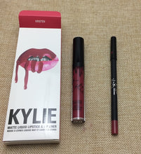Load image into Gallery viewer, 2020 new KYLIE matte lipstick+lips pencil makeup lasting waterproof liquid lip gloss kilie lipstick kyliejenner lip
