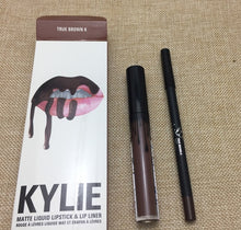 Load image into Gallery viewer, 2020 new KYLIE matte lipstick+lips pencil makeup lasting waterproof liquid lip gloss kilie lipstick kyliejenner lip
