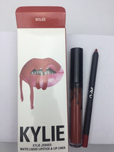 Load image into Gallery viewer, 2020 new KYLIE matte lipstick+lips pencil makeup lasting waterproof liquid lip gloss kilie lipstick kyliejenner lip
