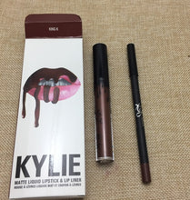 Load image into Gallery viewer, 2020 new KYLIE matte lipstick+lips pencil makeup lasting waterproof liquid lip gloss kilie lipstick kyliejenner lip
