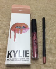 Load image into Gallery viewer, 2020 new KYLIE matte lipstick+lips pencil makeup lasting waterproof liquid lip gloss kilie lipstick kyliejenner lip
