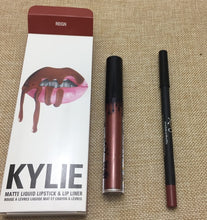 Load image into Gallery viewer, 2020 new KYLIE matte lipstick+lips pencil makeup lasting waterproof liquid lip gloss kilie lipstick kyliejenner lip
