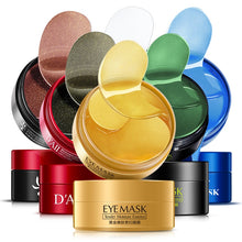 Load image into Gallery viewer, 60 Pieces Golden Collagen Mask Lady Natural Moisturizing Gel Eye patches Remove Dark Circles Anti Age Bag Eye Wrinkle Skin Care
