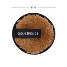 Load image into Gallery viewer, 1/3Pcs 8cm Reusable Makeup Remover Discs Skincare Microfiber Washable Cleansing Sponge Make up Wipes Facial Cleansing Towel

