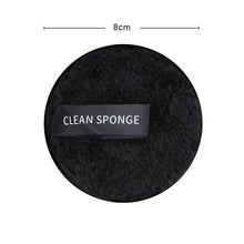 Load image into Gallery viewer, 1/3Pcs 8cm Reusable Makeup Remover Discs Skincare Microfiber Washable Cleansing Sponge Make up Wipes Facial Cleansing Towel
