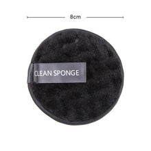 Load image into Gallery viewer, 1/3Pcs 8cm Reusable Makeup Remover Discs Skincare Microfiber Washable Cleansing Sponge Make up Wipes Facial Cleansing Towel
